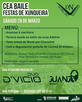 Fechas, información, programa, cartel, imágenes, mapa y ubicación de Cea Baile Festa da Xunqueira (2026)  en  Viveiro