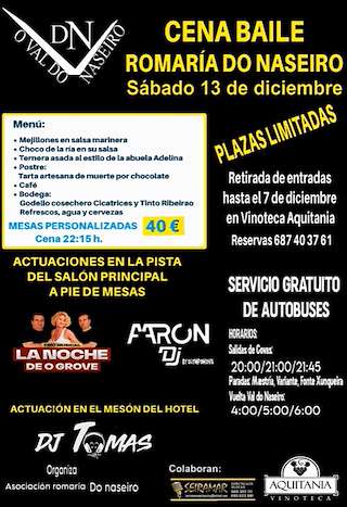Fechas, información, programa, cartel, imágenes, mapa y ubicación de Cea Baile Romaría do Naseiro (2025)  en  Viveiro