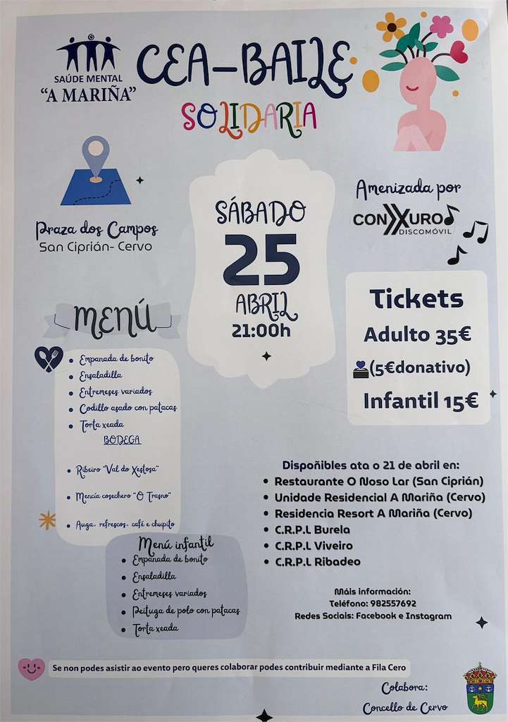 Cea - Baile Solidaria (2026) en Cervo