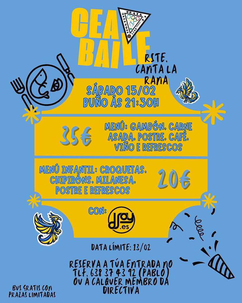 Cea - Baile Sporting Seaia en Malpica de Bergantiños