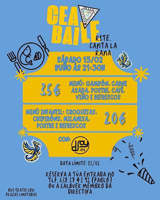 Fechas, información, programa, cartel, imágenes, mapa y ubicación de Cea - Baile Sporting Seaia  en  Malpica de Bergantiños