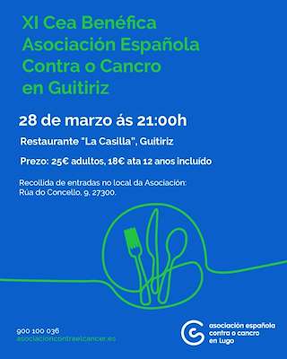 Fechas, información, programa, cartel, imágenes, mapa y ubicación de XI Cea Benéfica (2026)  en  Guitiriz