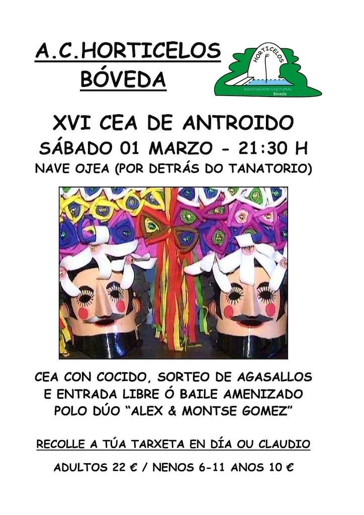 XVI Cea de Antroido en Bóveda
