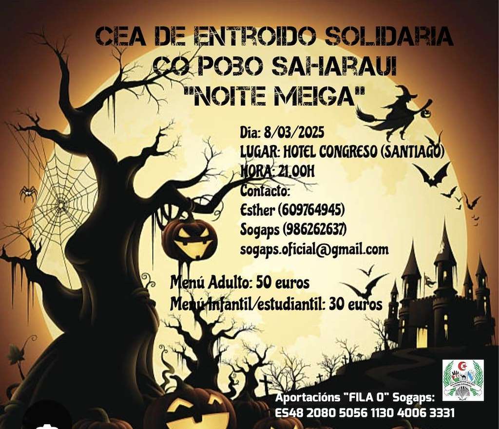 Cea de Entroido Solidaria co Pobo Saharaui - Noite Meiga en Teo