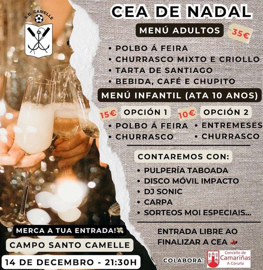 Cea de Nadal de Camelle en Camariñas