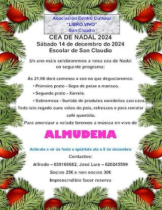 Fechas, información, programa, cartel, imágenes, mapa y ubicación de Cea de Nadal de San Claudio  en  Ortigueira