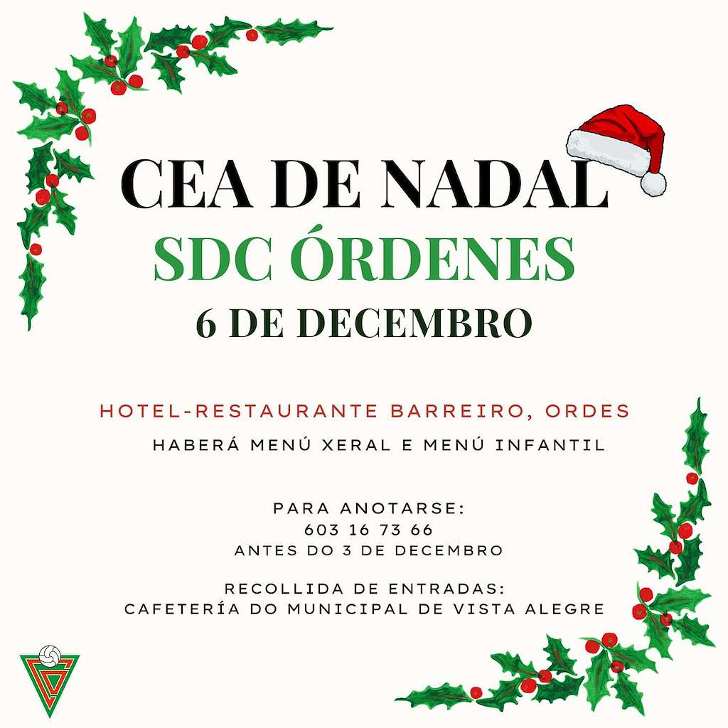Cea de Nadal del SDC Órdenes en Ordes