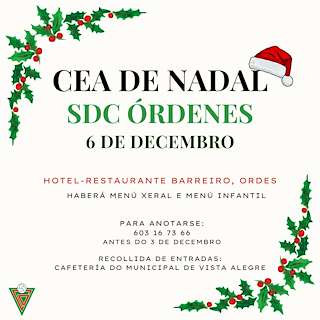 Fechas, información, programa, cartel, imágenes, mapa y ubicación de Cea de Nadal del SDC Órdenes  en  Ordes