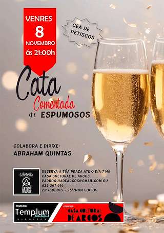 Fechas, información, programa, cartel, imágenes, mapa y ubicación de Cea de Petiscos - Cata Comentada de Arcos  en  Ponteareas
