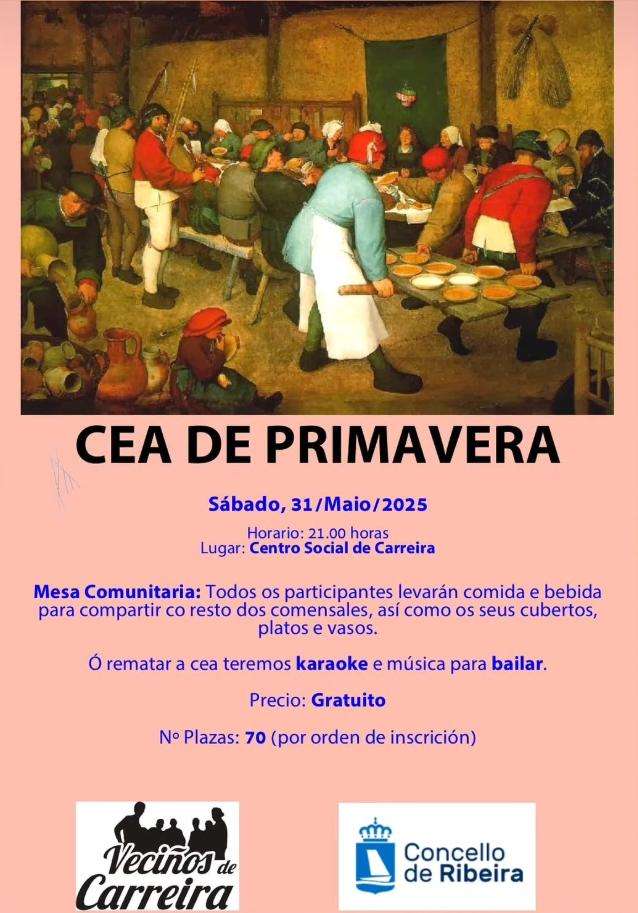 Cea de Primavera de Carreira (2025) en Ribeira