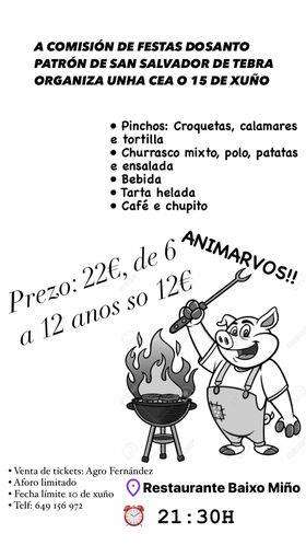 Cea de San Salvador de Tebra en Tomiño