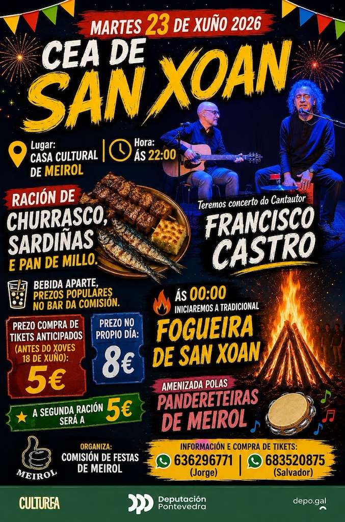 Cea de San Xoán de Meirol en Mondariz
