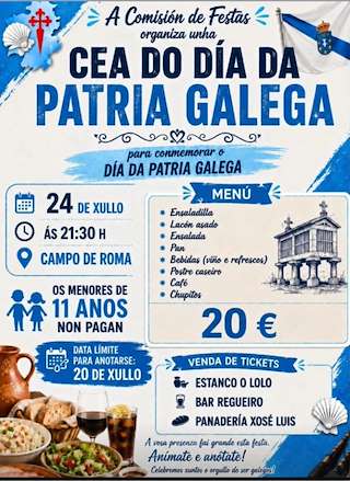 Fechas, información, programa, cartel, imágenes, mapa y ubicación de Cea do Día da Patria Galega  (2026)  en  Barbadás