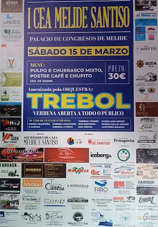 Fechas, información, programa, cartel, imágenes, mapa y ubicación de I Cea Melide Santiso 