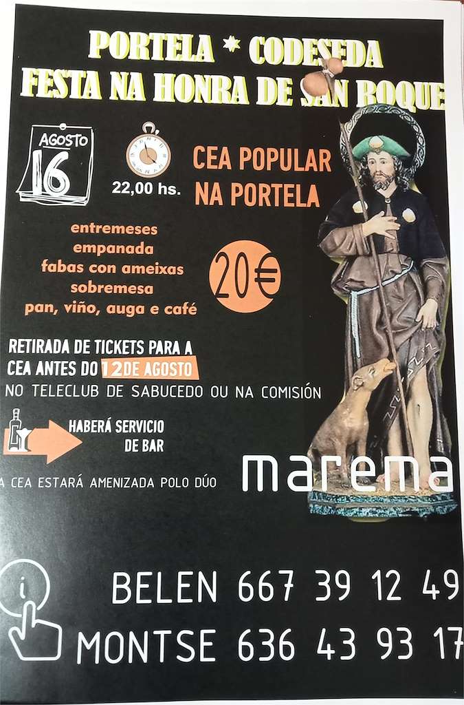 Cea Popular de San Roque de Portela (2025) en A Estrada