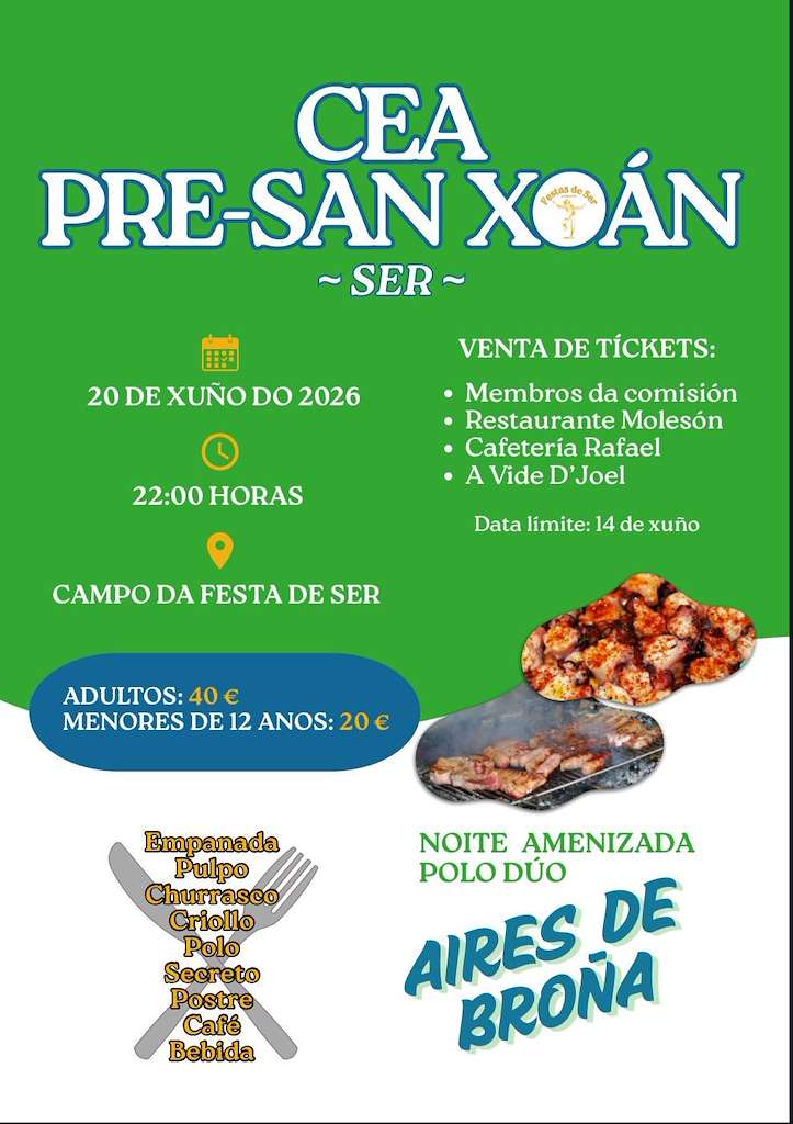 Cea Pre-San Xoán de Ser en Santa Comba