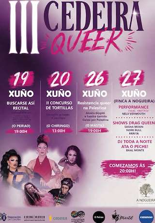 Fechas, información, programa, cartel, imágenes, mapa y ubicación de III Cedeira Queer (2026)