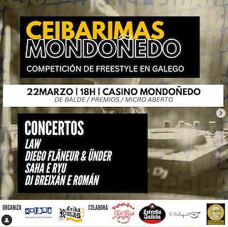 Fechas, información, programa, cartel, imágenes, mapa y ubicación de Ceibarimas - Competición de Freestyle  en  Mondoñedo
