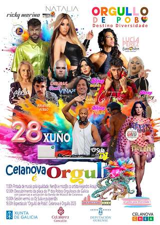 Fechas, información, programa, cartel, imágenes, mapa y ubicación de Celanova é Orgullo 