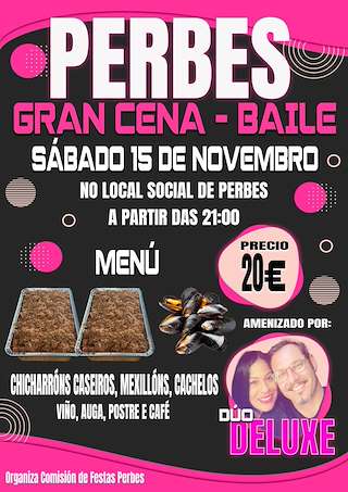Cena-Baile de Perbes en Miño