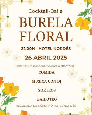 Fechas, información, programa, cartel, imágenes, mapa y ubicación de Cena - Baile  en  Burela