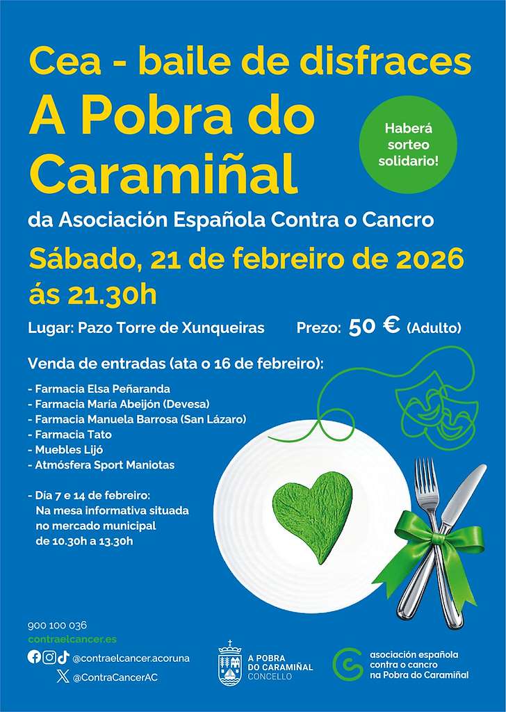Cena - Baile de Disfraces  en A Pobra do Caramiñal