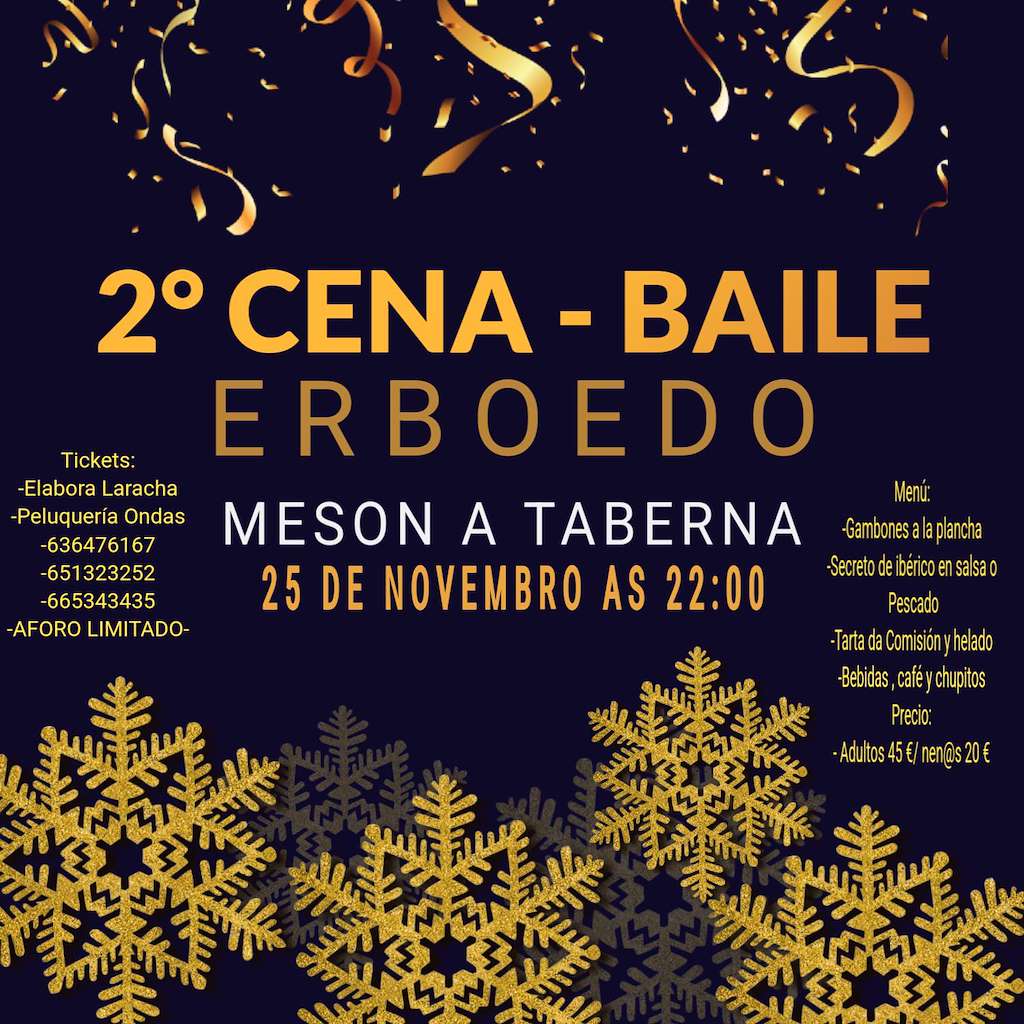 II Cena-Baile de Erboedo en Laracha