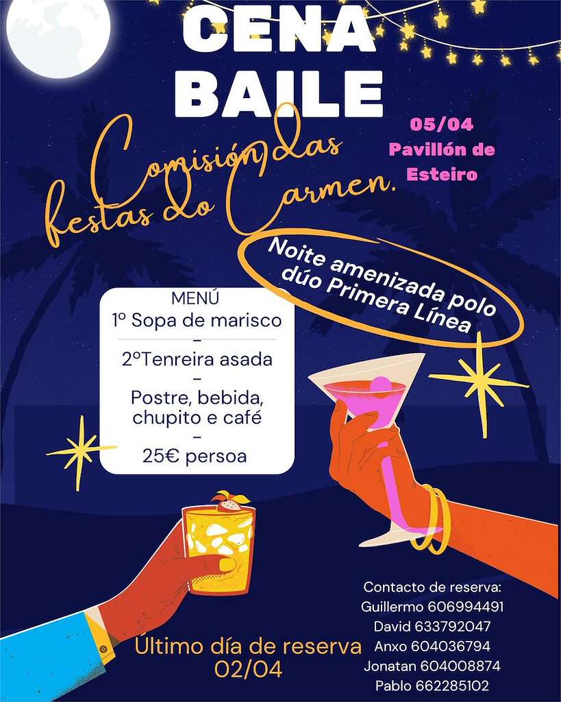 Cena - Baile de Esteiro en Mañón