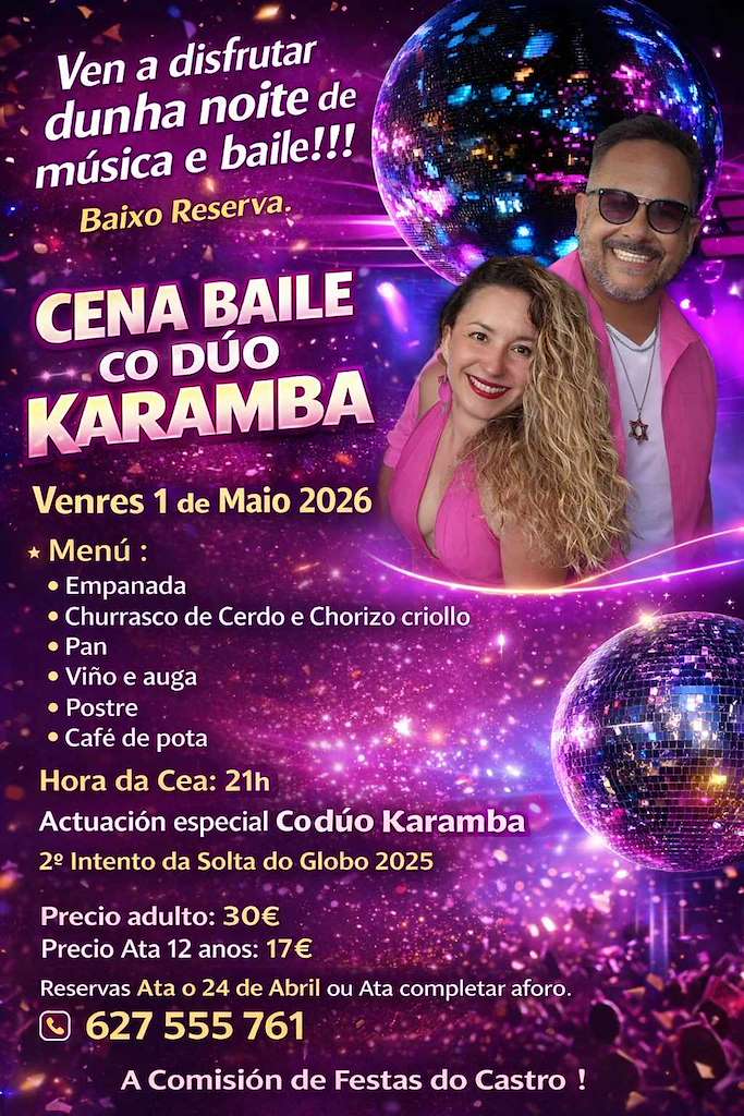 Cena - Baile do Castro  en Sada