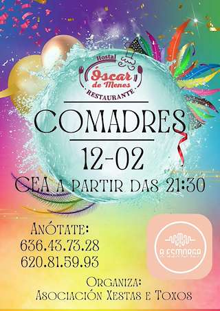 Fechas, información, programa, cartel, imágenes, mapa y ubicación de Cena de Comadres (2026)  en  A Gudiña
