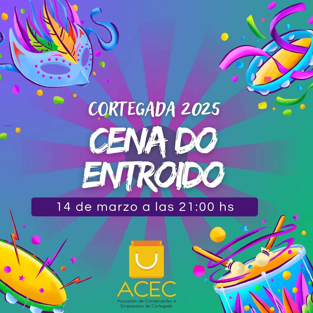 Cena do Entroido en Cortegada