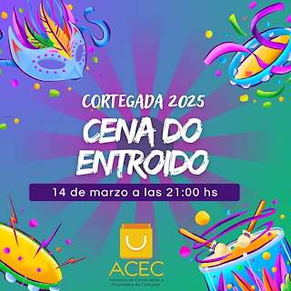 Fechas, información, programa, cartel, imágenes, mapa y ubicación de Cena do Entroido  en  Cortegada