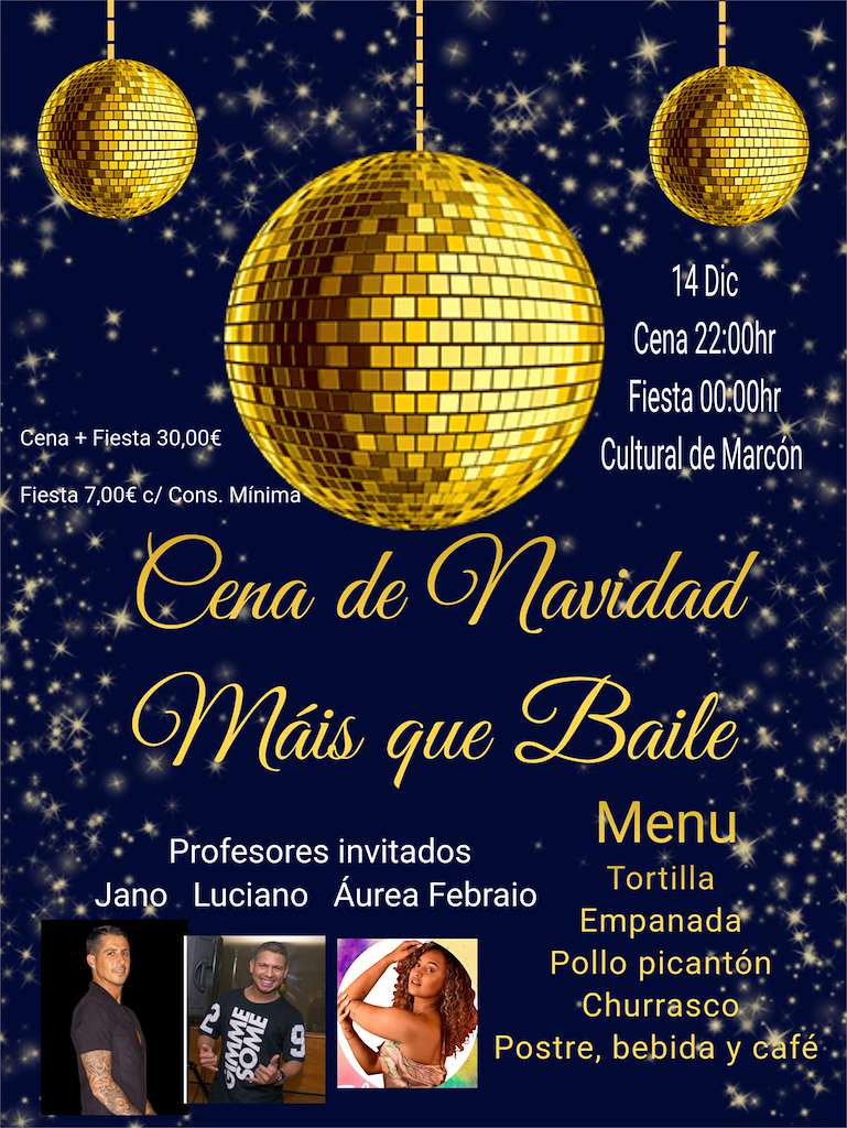 Cena - Fiesta de Navidad de Marcón en Pontevedra