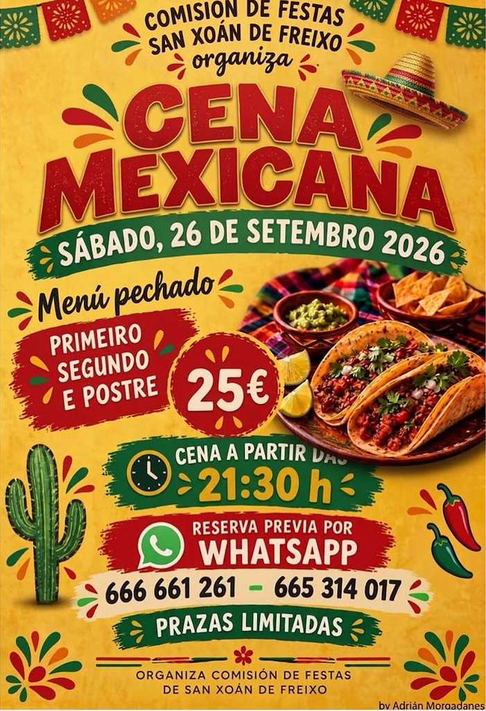Cena Mexicana de Freixo  (2026) en Vigo