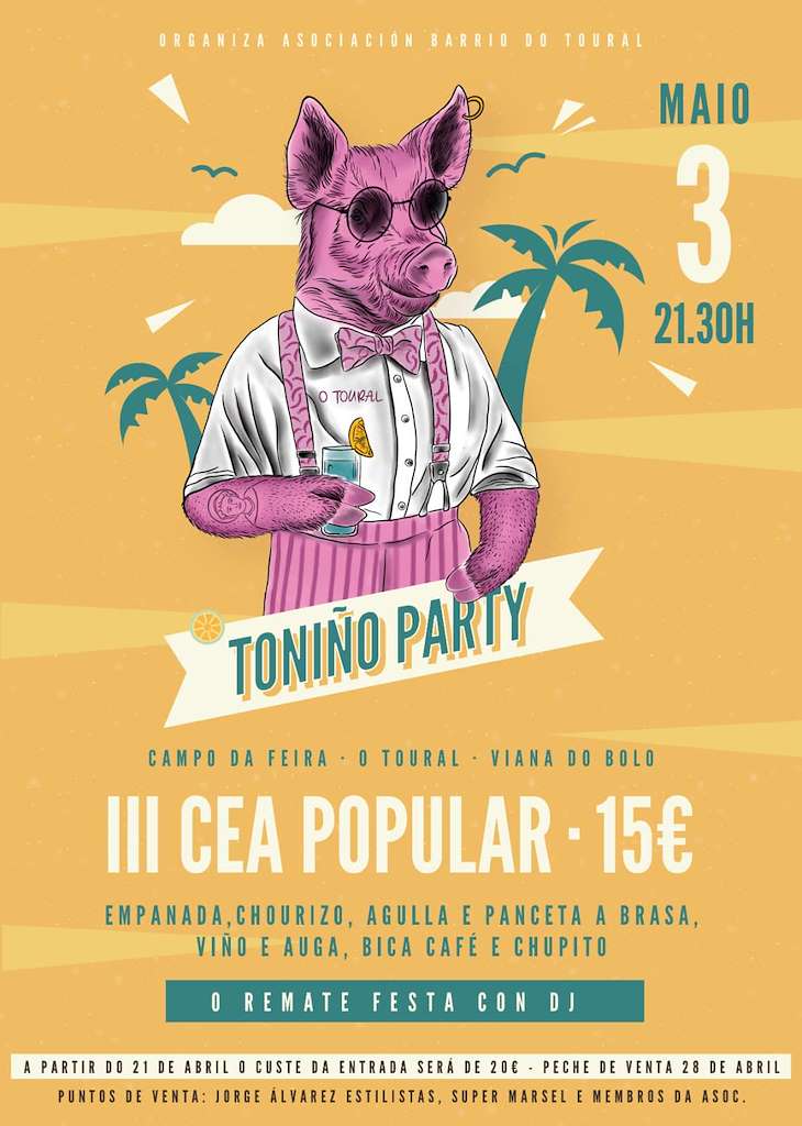 III Cena Popular do Toural (2025) en Viana do Bolo