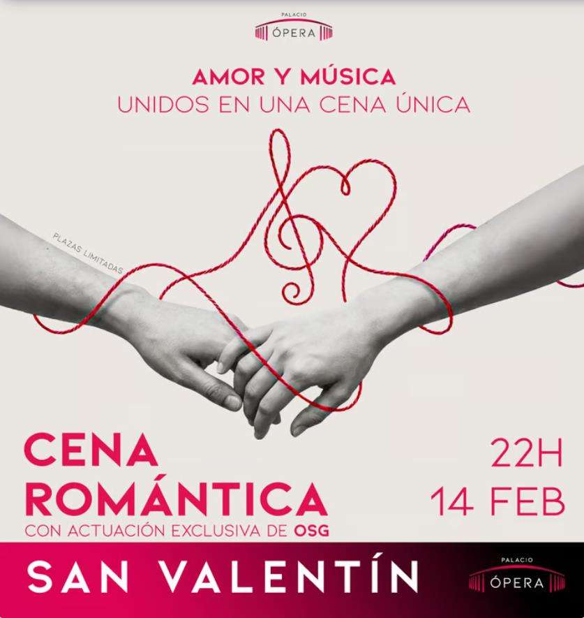 Cena Romántica de San Valentín (2026) en A Coruña