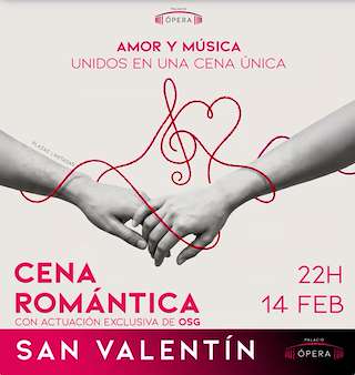 Fechas, información, programa, cartel, imágenes, mapa y ubicación de Cena Romántica de San Valentín (2026)  en  A Coruña