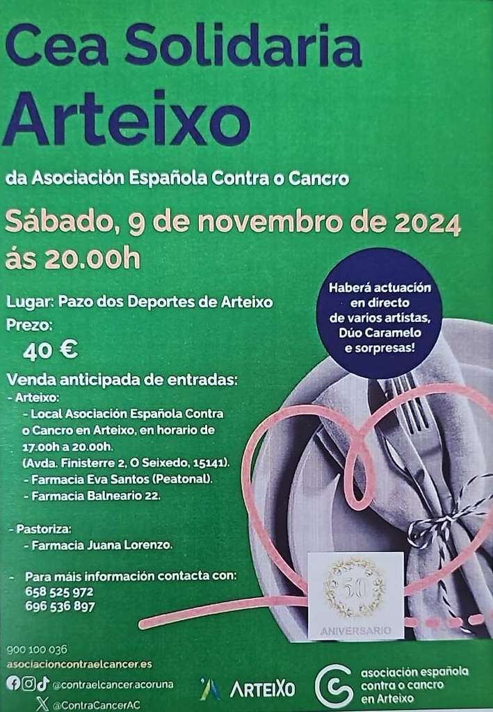 Cena Solidaria  en Arteixo