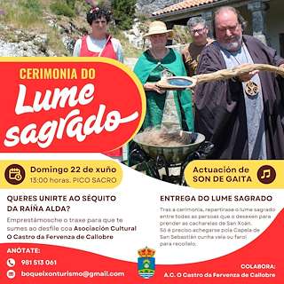 Ceremonia do Lume Sagrado en Boqueixón