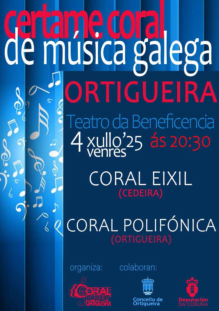 Certame Coral de Música Galega en Ortigueira