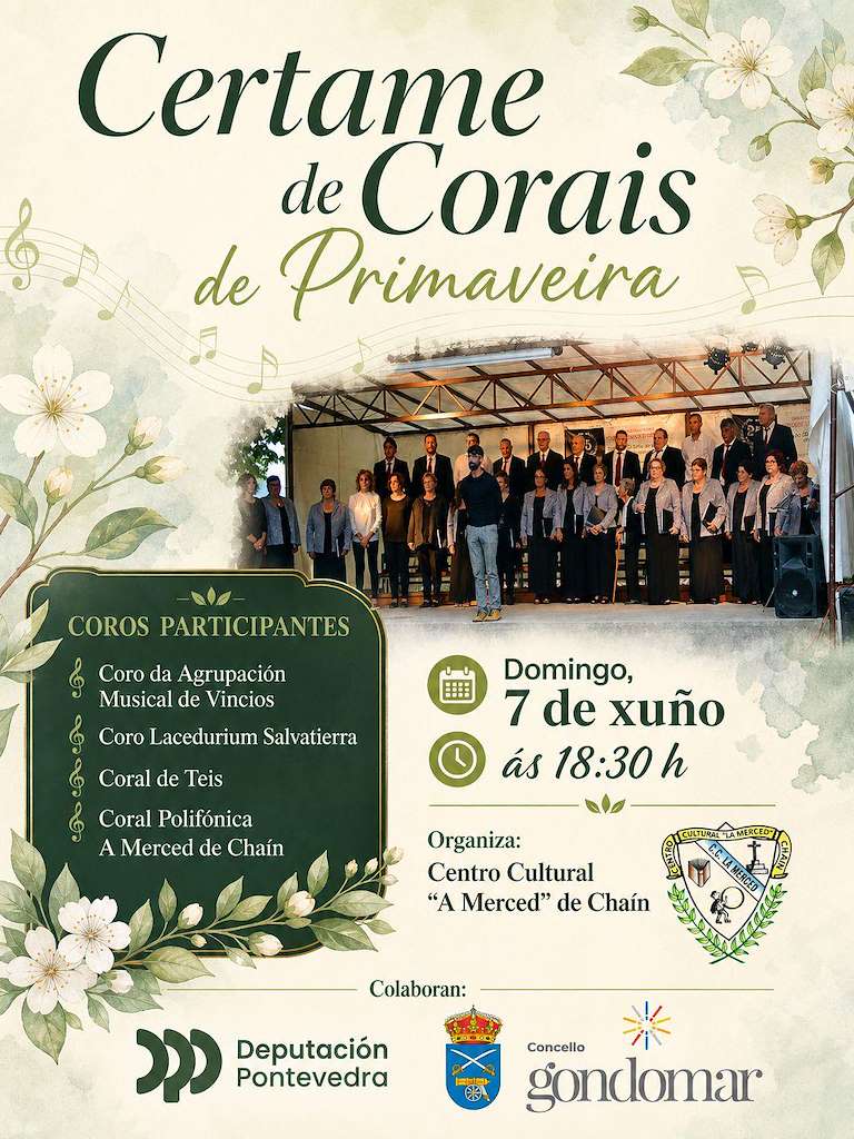 Certame de Corais de Primaveira (2026) en Gondomar