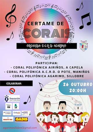 Fechas, información, programa, cartel, imágenes, mapa y ubicación de Certame de Corais de Sillobre (2025)  en  Fene