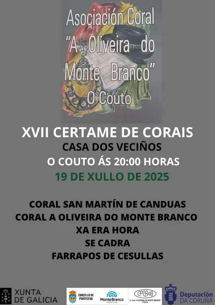 XVII Certame de Corais O Couto en Ponteceso
