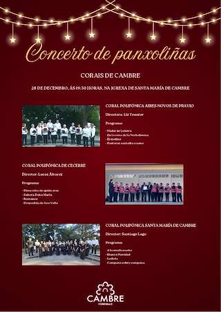 Fechas, información, programa, cartel, imágenes, mapa y ubicación de Certame de Panxoliñas  en  Cambre