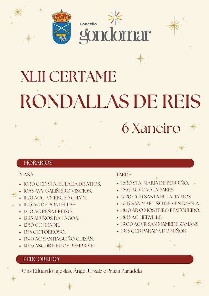 XLII Certame de Rondallas en Gondomar