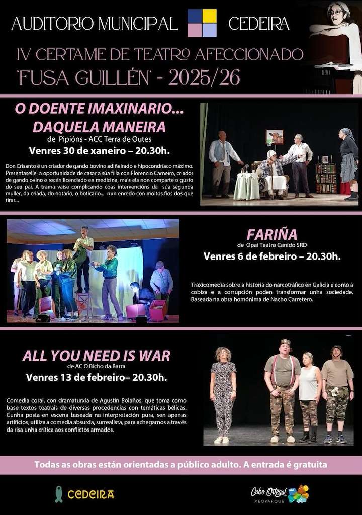 IV Certame de Teatro Afeccionado Fusa Guillén en Cedeira