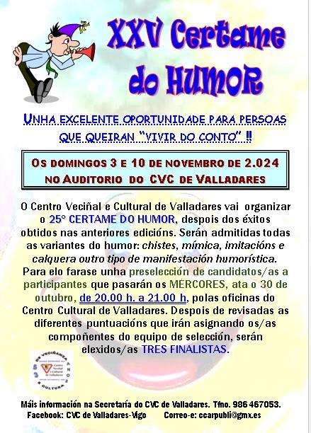 XXV Certame do Humor de Valladares en Vigo