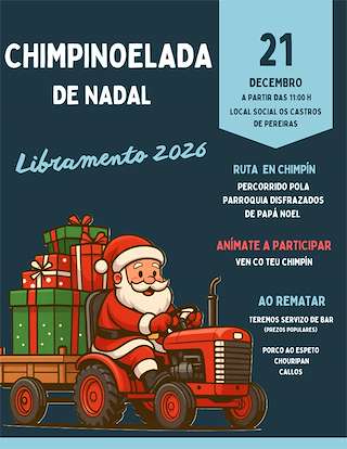 Fechas, información, programa, cartel, imágenes, mapa y ubicación de Chimpinoelada de Nadal de Pereiras (2025)  en  Mos
