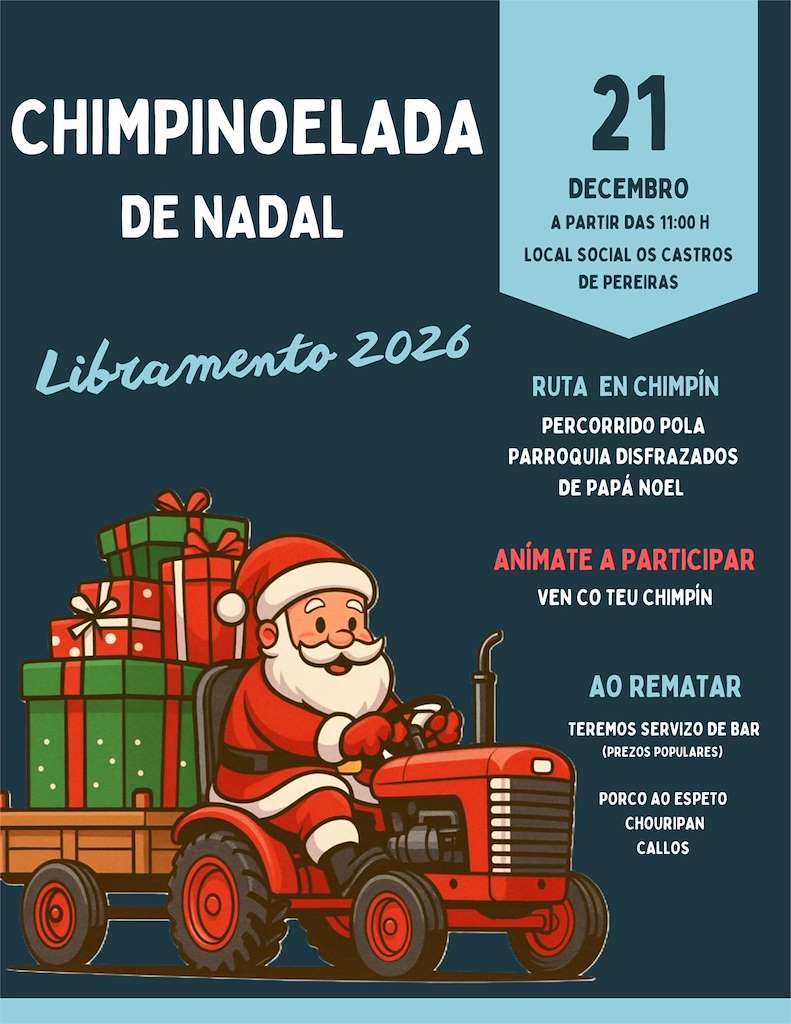 Chimpinoelada de Navidad de Pereiras (2025) en Mos