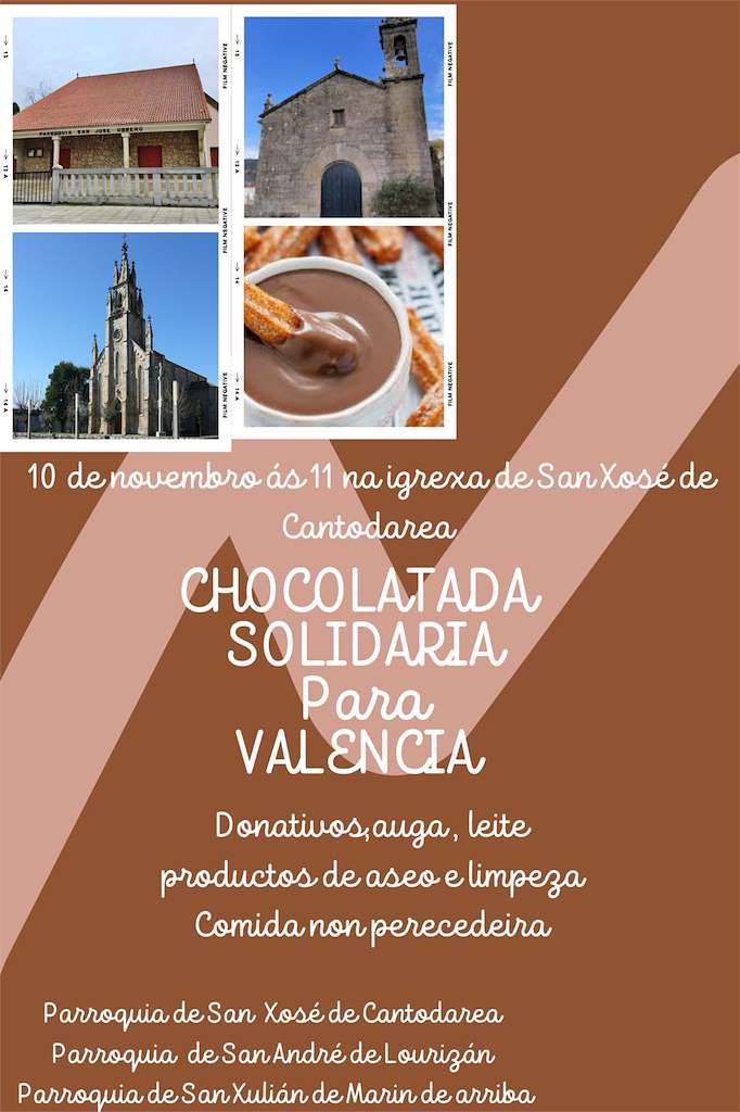 Chocolatada Solidaria para Valencia en Marín